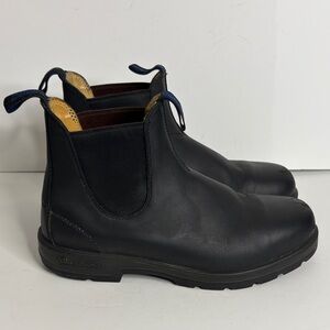 Blundstone Winter Boots AU 9.5 US 10.5 Mens Black Leather 560 Insulated Chelsea